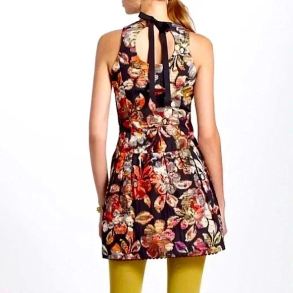 Anthropologie Leifsdottir Adelita Floral Brocade Dress w/Pockets - Picture 4 of 14